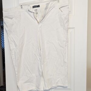 Faded Glory Women's White Capris